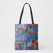 Village Tote Bag von Karla Gerard Tasche (Vorderseite)