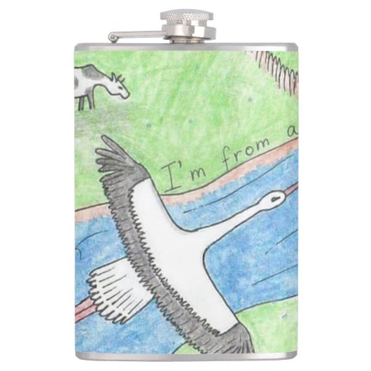 Village Vibes Flachmann (Vorderseite)