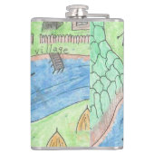 Village Vibes Flachmann (Rückseite)