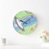 Village Vibes Große Wanduhr (Zuhause)