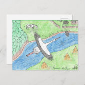 Village Vibes Postkarte (Vorne/Hinten)