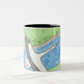 Village Vibes Zweifarbige Tasse (Mittel)