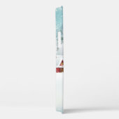 Village Winterlandschaft mit schneebedeckten Häuse Case-Mate iPhone Hülle (Rückseite / Rechts)