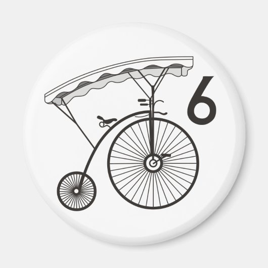 Villager 6 Abzeichen Magnet (Vorne)