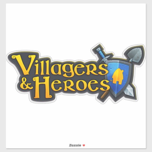 Villagers & Heroes Classic Aufkleber (Blatt)