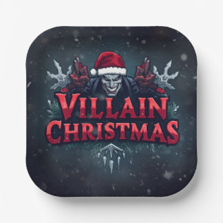  Villain95Store: A Dark Twist on Paper Plate Chr Pappteller