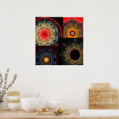 Villain Mandala Collage Poster (Küche)