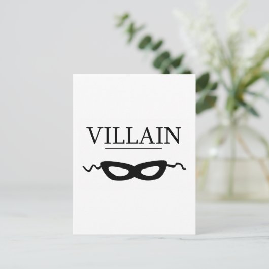 Villain Postkarte (Stehend Vorderseite)