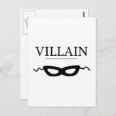 Villain Postkarte (Vorne/Hinten)
