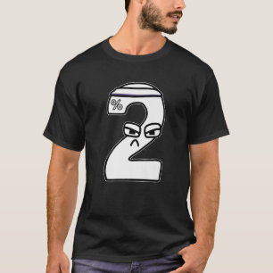Villain Strong Number Two Boys Matching Evil Numes T-Shirt