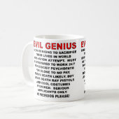 Villain Woll Ad Funny Mug Kaffeetasse (Vorderseite Links)