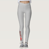 Villains Emblem "Pfad eines Helden" (mit Titel) Leggings (Vorderseite)