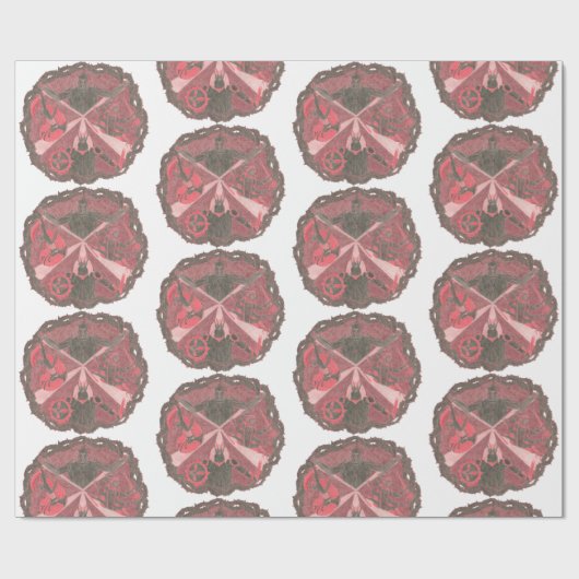 Villains Emblem "Weg eines Helden" Geschenkpapier (Flach)