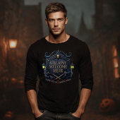 Villainy Wellcome Here Halloween Tri-Blend Shirt