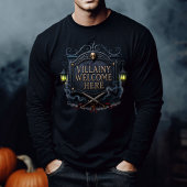 Villainy Wellcome Here Halloween Tri-Blend Shirt