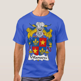 Villanueva-Wappen-Familienwappen T-Shirt