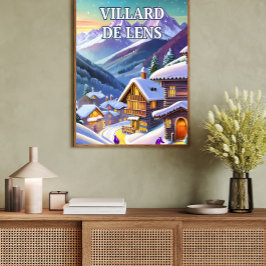 Villard de Lens: Elegante Alpine in einem Monitor Poster