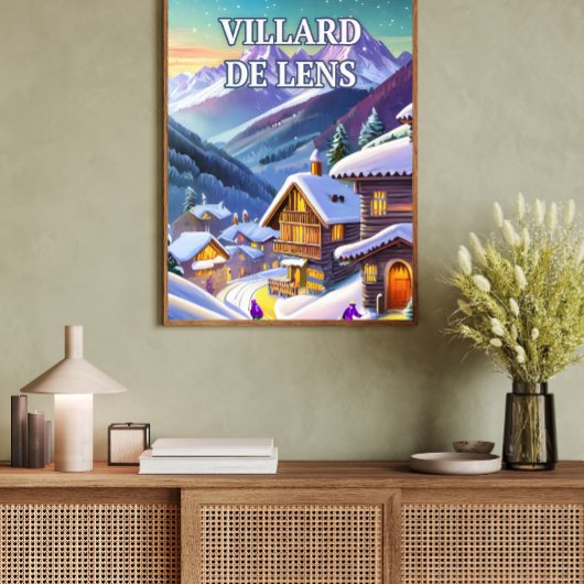 Villard de Lens: Elegante Alpine in einem Monitor Poster