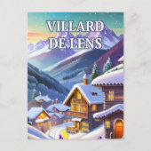 Villard de Lens: Elegante Alpine in einem Monitor Postkarte (Vorderseite)
