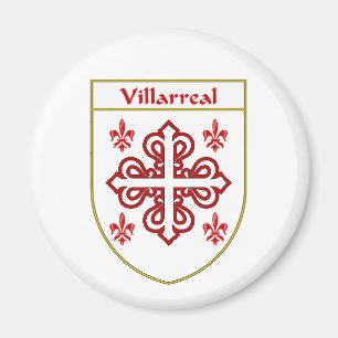 Villarreal-Wappen/Familienwappen Magnet