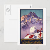 Villars Chesieres Arveyes Postkarte (Vorne/Hinten)