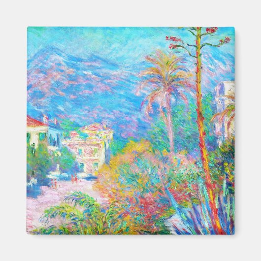 Villas in Bordighera Claude Monet Magnet (Vorne)