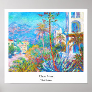 Villas in Bordighera Claude Monet Poster