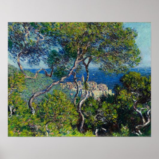 Villas in Bordighera von Claude Monet Poster (Vorne)