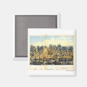 Ville de Sacramento, 1849. Magnet (Vorderseite/Rückseite)