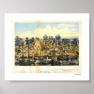 Ville De Sacramento, 1849. Plakat