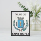 ville Saint Tropez Postkarte (Stehend Vorderseite)
