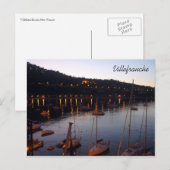 Villefranche Hafen Postkarte (Vorne/Hinten)