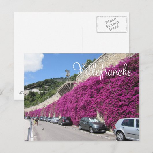 Villefranche Postkarte (Vorne/Hinten)