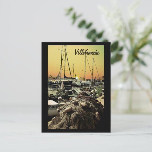 Villefranche Postkarte (Stehend Vorderseite)