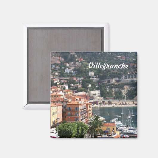 Villefranche, Provence Magnet (Vorderseite/Rückseite)