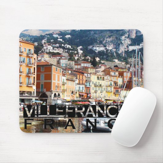 Villefranche-sur-Mer Mousepad (Mit Mouse)