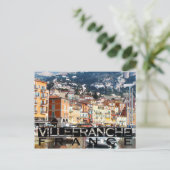 Villefranche-Sur-Mer Postkarte (Stehend Vorderseite)