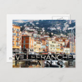 Villefranche-Sur-Mer Postkarte (Vorne/Hinten)