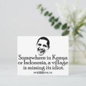 Villiage Idiot Postkarte (Stehend Vorderseite)