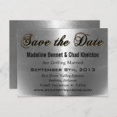Villow Save the Date Ankündigungspostkarte (Vorne/Hinten)
