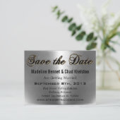 Villow Save the Date Ankündigungspostkarte (Stehend Vorderseite)