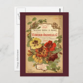 Vilmorin-Andrieux & Co. Samenkatalog Ad. Postkarte (Vorne/Hinten)