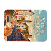 Vilnius Altstadt Litauen Magnet (Horizontal)