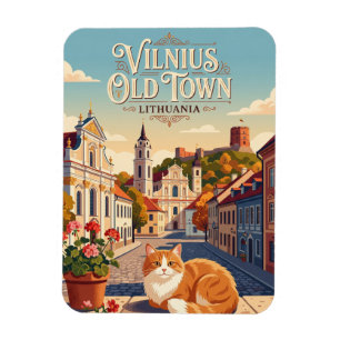 Vilnius Altstadt Litauen Magnet