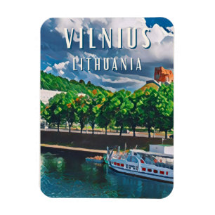 Vilnius - Die Perle Litauens Magnet