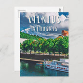 Vilnius - Die Perle Litauens Postkarte (Vorne/Hinten)