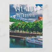 Vilnius - Die Perle Litauens Postkarte (Vorderseite)