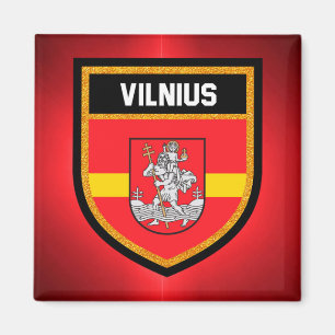Vilnius Flag Magnet