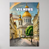 Vilnius, Herz unter Litauen Poster (Vorne)