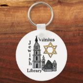 Vilnius Jewish Library Schlüsselanhänger (Vorderseite)
